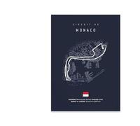 Stampa Su Tela Stampe Artistiche Da Parete Su Tela, Poster Di Circuiti Di Formula 1, Quadri Decorativi Per La Decorazione Della Casa, Arte E Artigianato, Sport E Hobby, 70X100 Cm, Senza Cornice.
