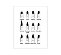 Stampa Su Tela Stampe Su Smalto Per Unghie, Illustrazione Di Trucco, Bellezza, Bagno, Mobiletto, Decorazione, Regalo Per Manicure, Moda, Unghie, Salone, Arte Murale, Dipinto Su Tela 45X60 Cm, Senz