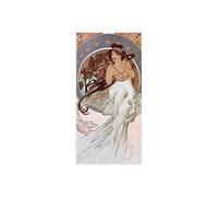 Stampa su Tela su Carta Poster o Quadro Alphonse Mucha La musique