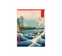 Stampa su Tela su Carta Poster o Quadro Ando Hiroshige Sea at Satta, 1858