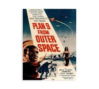 Stampa su Tela su Carta Poster o Quadro Anonymous Plan 9 From Outer Space
