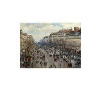 Stampa su Tela su Carta Poster o Quadro Camille Pissarro Boulevard Monmartre à P