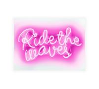 Stampa su Tela su Carta Poster o Quadro Carr Hailey Neon Ride The Waves PW