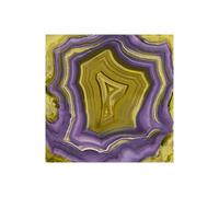 Stampa su Tela su Carta Poster o Quadro Carson Danielle Agate in Purple and Gold