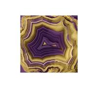 Stampa su Tela su Carta Poster o Quadro Carson Danielle Agate in Purple and Gold