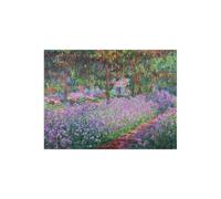 Stampa su Tela su Carta Poster o Quadro Claude Monet The Artist's Garden at Give