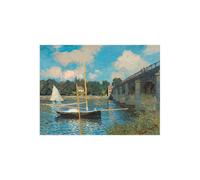 Stampa su Tela su Carta Poster o Quadro Claude Monet The bridge at Argenteuil