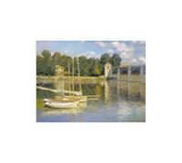 Stampa su Tela su Carta Poster o Quadro Claude Monet The Bridge at Argenteuil