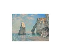 Stampa su Tela su Carta Poster o Quadro Claude Monet The Cliffs at Etretat