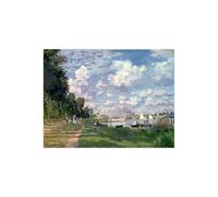 Stampa su Tela su Carta Poster o Quadro Claude Monet The Marina at Argenteuil