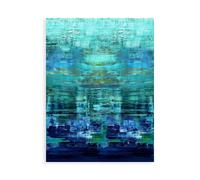 Stampa su Tela su Carta Poster o Quadro Corbin Allie Aqua Reflections