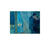 Stampa su Tela su Carta Poster o Quadro Edvard Munch The Kiss
