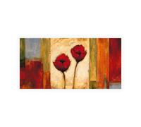 Stampa su Tela su Carta Poster o Quadro Francis Brian Poppies in Rhythm II