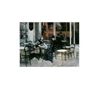 Stampa su Tela su Carta Poster o Quadro Giovanni Boldini Conversazione al caffé,