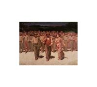 Stampa su Tela su Carta Poster o Quadro Giuseppe Pellizza da Volpedo Il Quarto S