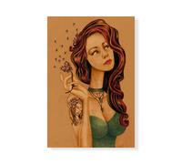 Stampa su Tela su Carta Poster o Quadro Goddess Jami Let It Go