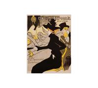 Stampa su Tela su Carta Poster o Quadro Henri Toulouse-Lautrec Divan Japonais Po