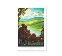 Stampa su Tela su Carta Poster o Quadro JPL Earth- Your Oasis In Space