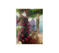 Stampa su Tela su Carta Poster o Quadro Karl Maria Schuster The Terrace, Capri (