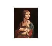 Stampa su Tela su Carta Poster o Quadro Leonardo da Vinci La dama con l'ermellin