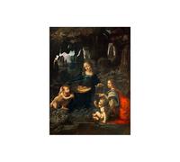 Stampa su Tela su Carta Poster o Quadro Leonardo da Vinci Vergine delle Rocce