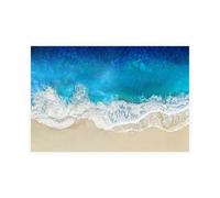 Stampa su Tela su Carta Poster o Quadro Olsen Maggie Aqua Ocean Waves From Above