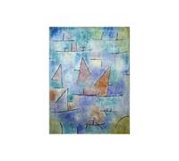 Stampa su Tela su Carta Poster o Quadro Paul Klee Port et voiliers