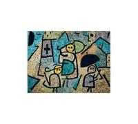 Stampa su Tela su Carta Poster o Quadro Paul Klee Protected Children