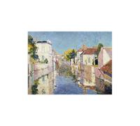 Stampa su Tela su Carta Poster o Quadro Paul Mathieu A Canal in Burano, Venice