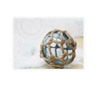 Stampa su Tela su Carta Poster o Quadro Plank Savanah Fishing float on chart