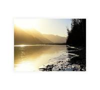 Stampa su Tela su Carta Poster o Quadro Plank Savanah Knik River