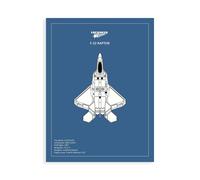 Stampa su Tela su Carta Poster o Quadro Rogan Mark BP LOCKHEED F117 Nighthawk