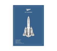 Stampa su Tela su Carta Poster o Quadro Rogan Mark BP LOCKHEED SR-71
