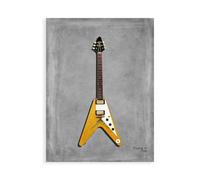 Stampa su Tela su Carta Poster o Quadro Rogan Mark Gibson FlyingV 58