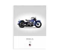 Stampa su Tela su Carta Poster o Quadro Rogan Mark Harley Davidson Model EL 1948