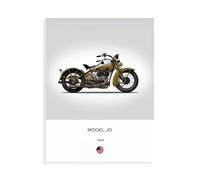 Stampa su Tela su Carta Poster o Quadro Rogan Mark Harley Davidson Model JD 1928