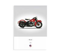 Stampa su Tela su Carta Poster o Quadro Rogan Mark Harley Davidson WLD 1941