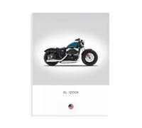 Stampa su Tela su Carta Poster o Quadro Rogan Mark Harley Davidson XL 1200X Fort