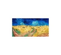 Stampa su Tela su Carta Poster o Quadro Vincent van Gogh Wheat Field with Crows