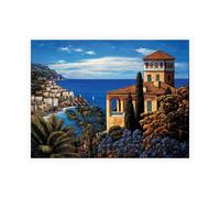 Stampa su Tela su Carta Poster o Quadro Wright Elizabeth The Amalfi Coast