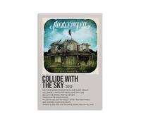 Stampa su tela vintage con Pierce The Veil Collide with The SkyArt, poster per camera da letto, moderno, decorazione estetica, per bar, carrello, decorazione da parete, senza cornice, 50 x 75 cm