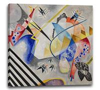 Stampa su tela Wassily Kandinsky - Il Centro Bianco (1921)