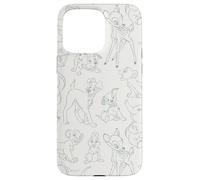 Stampa su tutta la superficie di Simba Dumbo Bambi con personaggi Disney classici Custodia per iPhone 15 Pro Max