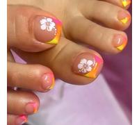 Stampa Su Unghie Piedistallo Breve Quadrato Finto Coperture Complete Acrilico Lucido Stampa Lucido Per Le Donne Colla Su Unghie Per Le Donne Francesi