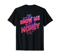 Stampa sul Retro I Love Money Show Me The Money Funny Bitcoin Maglietta