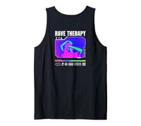Stampa sul Retro: Rave Therapy Estetica Techno House Trance Canotta