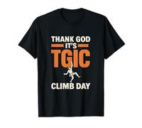 Stampa "Thank God It's Climb Day" TGIC Blocky Gear Maglietta