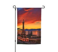 Stampa tramonto di Las Vegas per qualsiasi occasione da giardino per tutte le stagioni all'aperto bandiera decorazione cortile per patio bandiere