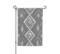 Stampa tribale grigia 30,5 x 45,7 cm portico tutte le stagioni bandiere all'aperto decorazione cortile bandiera patio decorazione cortile
