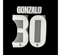 STAMPA ufficiale GONZALO #30 Real Madrid CF Away 2025-26